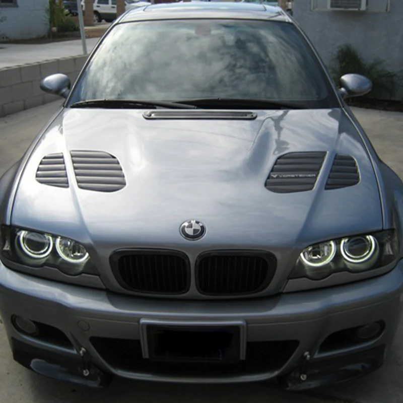 Capó De Fibra Para Bmw M3 E46 Gtr Con Rejillas - Image 3