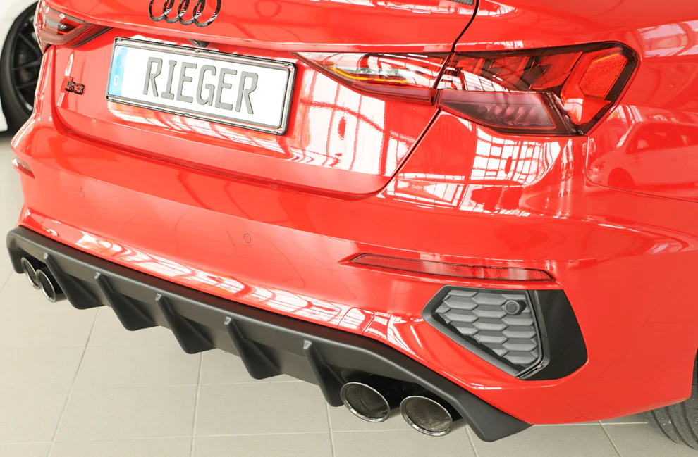 Difusor Rieger 2 Salidas Dobles Para Audi A3 Gy - Image 2