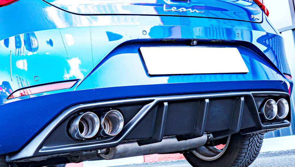 Difusor Deportivo 2 Salidas Rieger Seat Leon Kl Fr