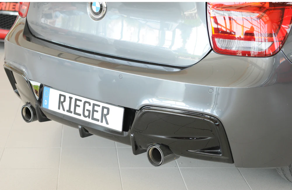 Difusor Deportivo Rieger Bmw Serie 1 F20/F21 Prefacelift M-Series (Solamente Para 135i)