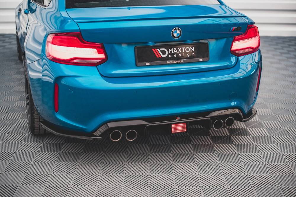 Difusor Maxton En Negro Brillo Con Luz Stop Led Para Bmw M2 F87 - Image 2