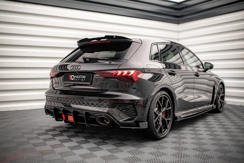 Difusor Street Pro Maxton Con Luz Led Stop Audi Rs3 8y Sportback