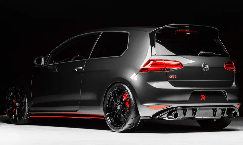 Difusor Trasero Rieger Negro Brillo Golf Mk7.5 Gti - Image 2