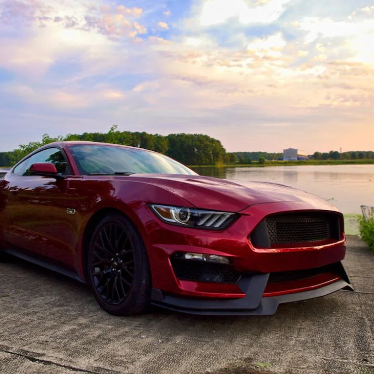 Parachoques Delantero Estilo Gt350 (Mustang 15-17 Ecoboost, V6, Gt)