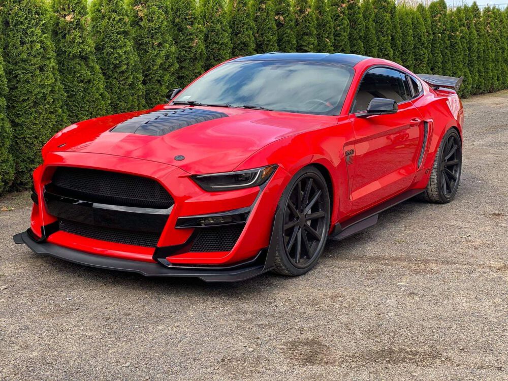 Parachoques Delantero Estilo Gt500 (Mustang 15-17 Ecoboost, V6, Gt)
