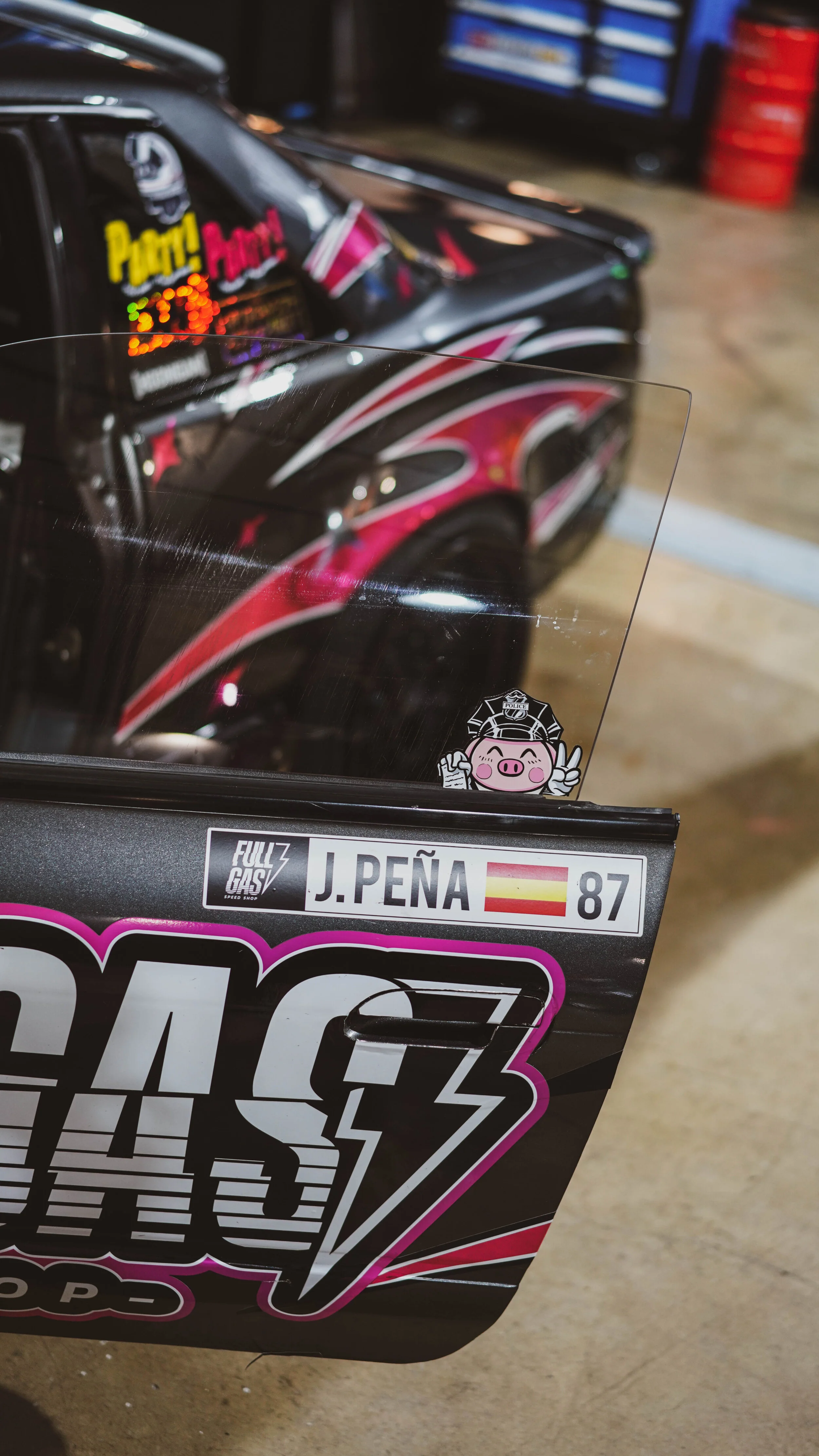 Pegatina Peeking Window Pig - Image 5