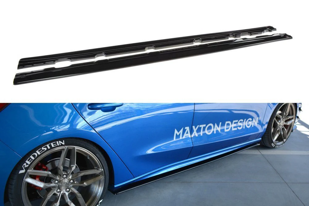 Taloneras Maxton V.1 En Negro Brillo Ford Focus Mk4 St-Line